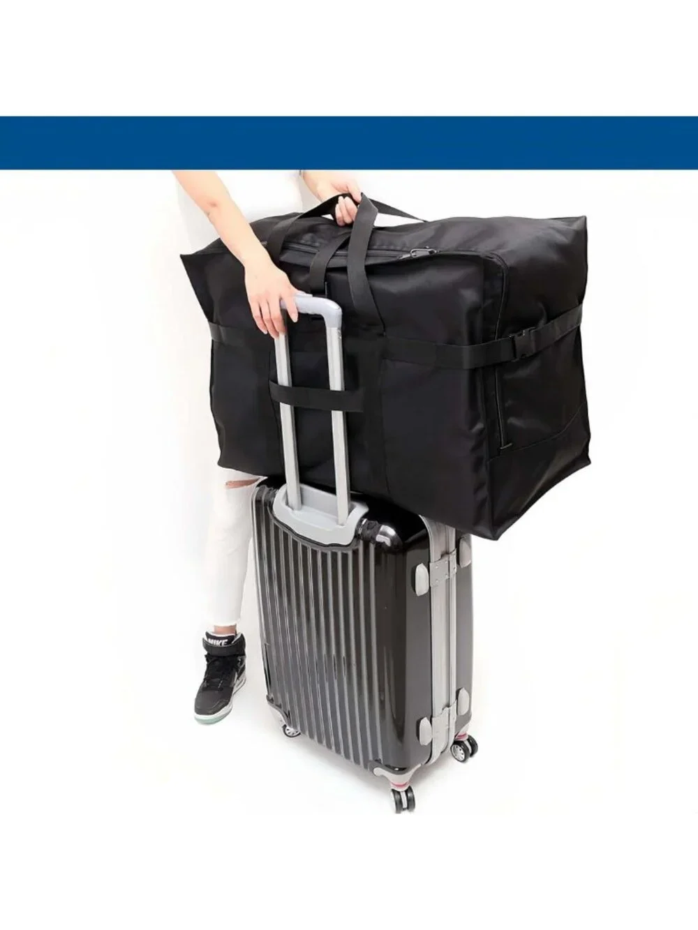 Spacious Waterproof Duffel Bag for Travel, Camping & Weekend Getaways - Carry-On